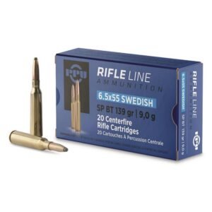 Šoviniai PPU: 6,5x55 Swedish SP BT, 9,0 g