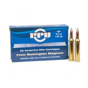 Šoviniai PPU: 7 mm Remington Magnum, 9,4 g