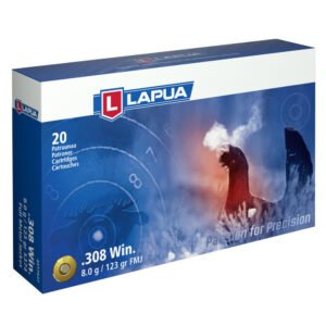Šoviniai Lapua: .308 Win, FMJ, 8,0 g