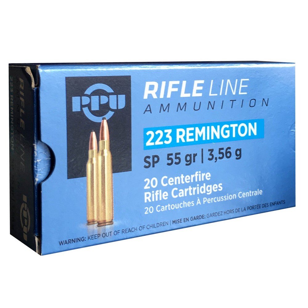 Šoviniai PPU: .223 Rem., SP, 3,56 g